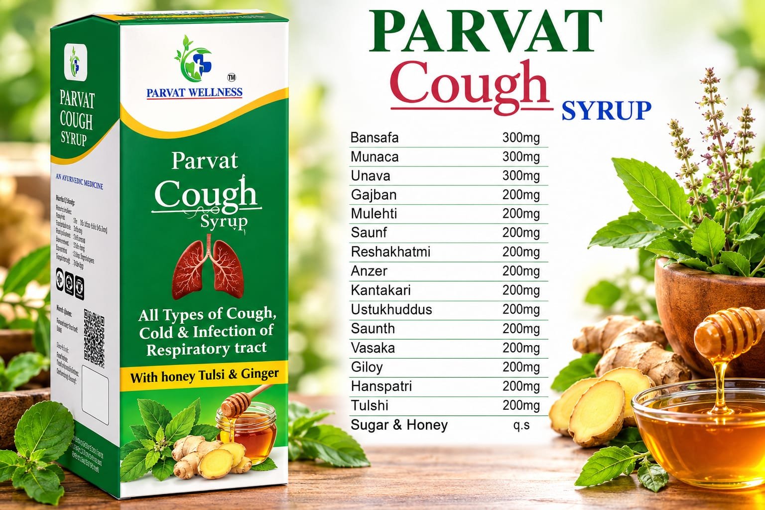 Parvat Cough Syrup - Image 2