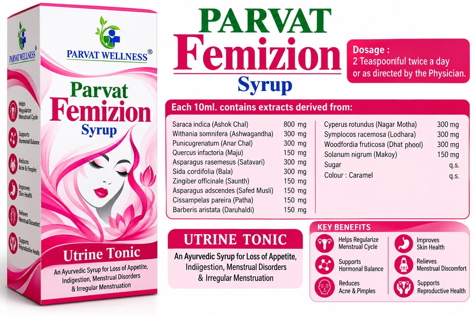 PARVAT Femizion Syrup - Image 3