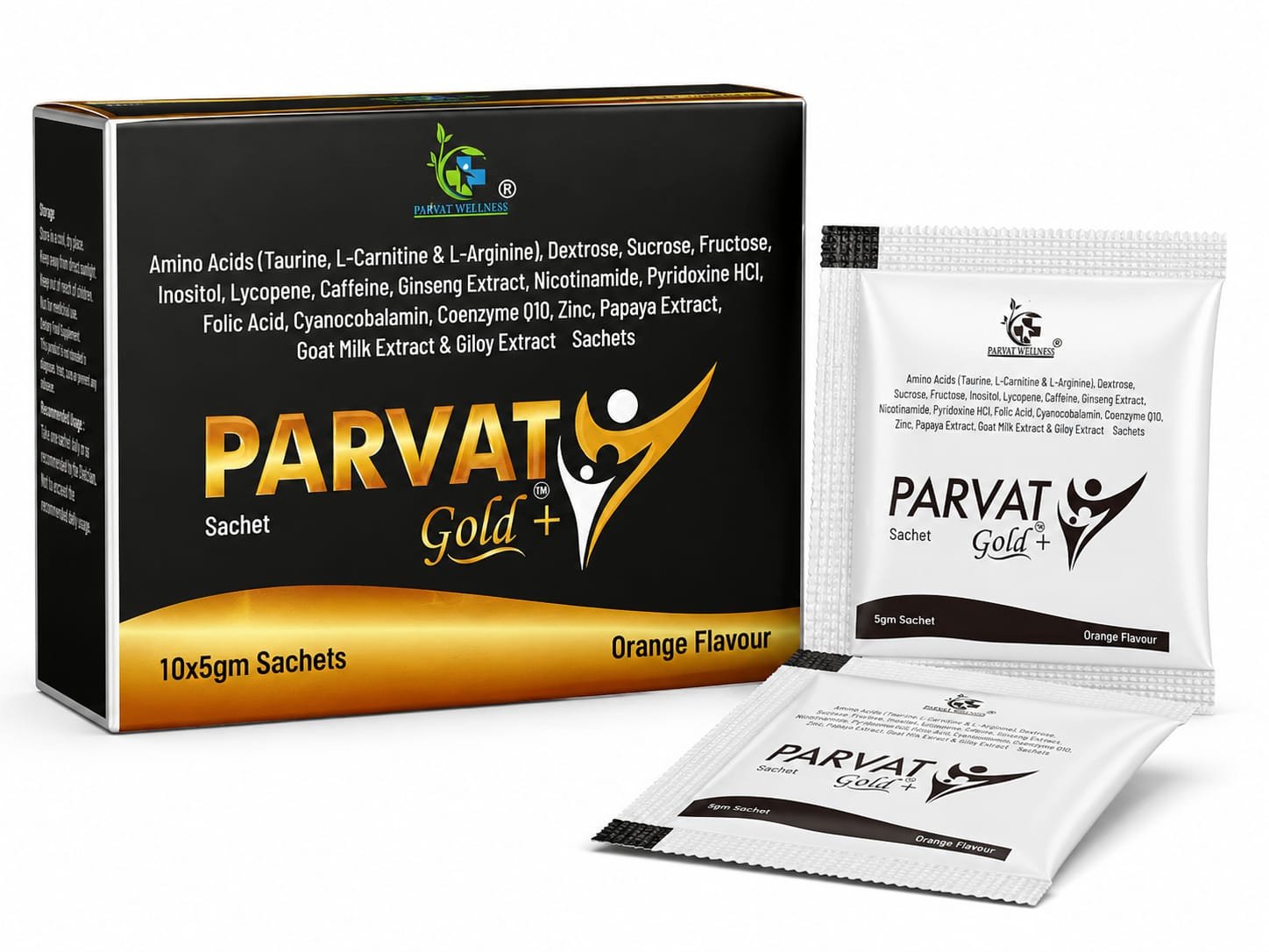 Parvat Gold Sachet box - Image 3