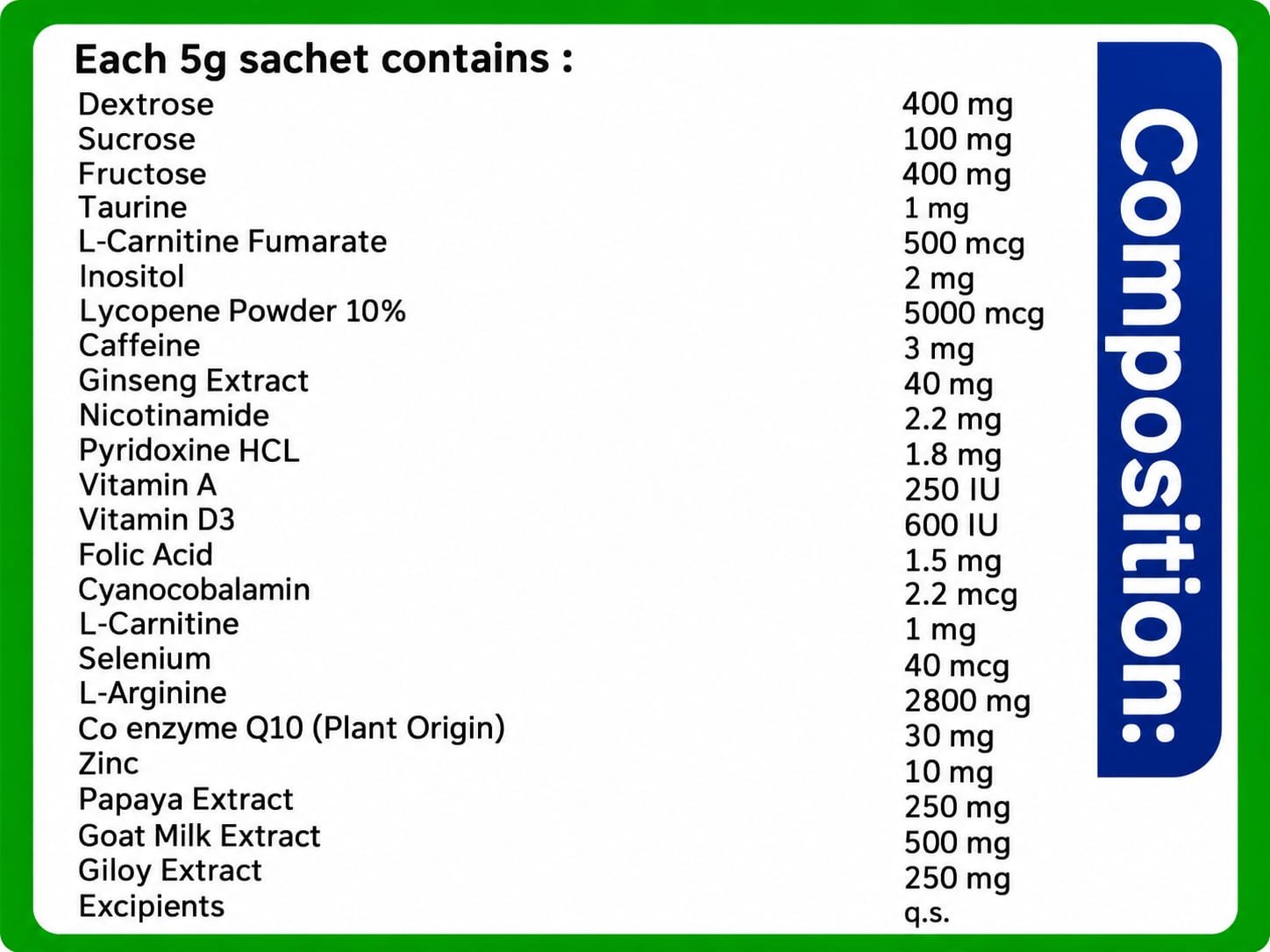 Parvat Gold Sachet box - Image 2